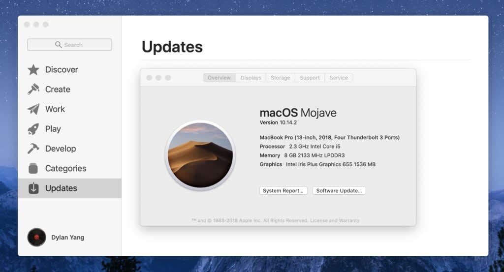 mac os update