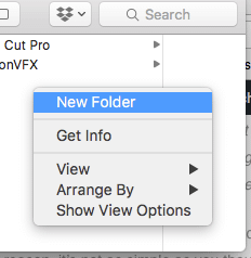 Create folder in external ssd (Optional)