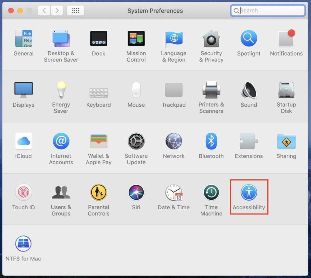 accessibility new mac system preferences