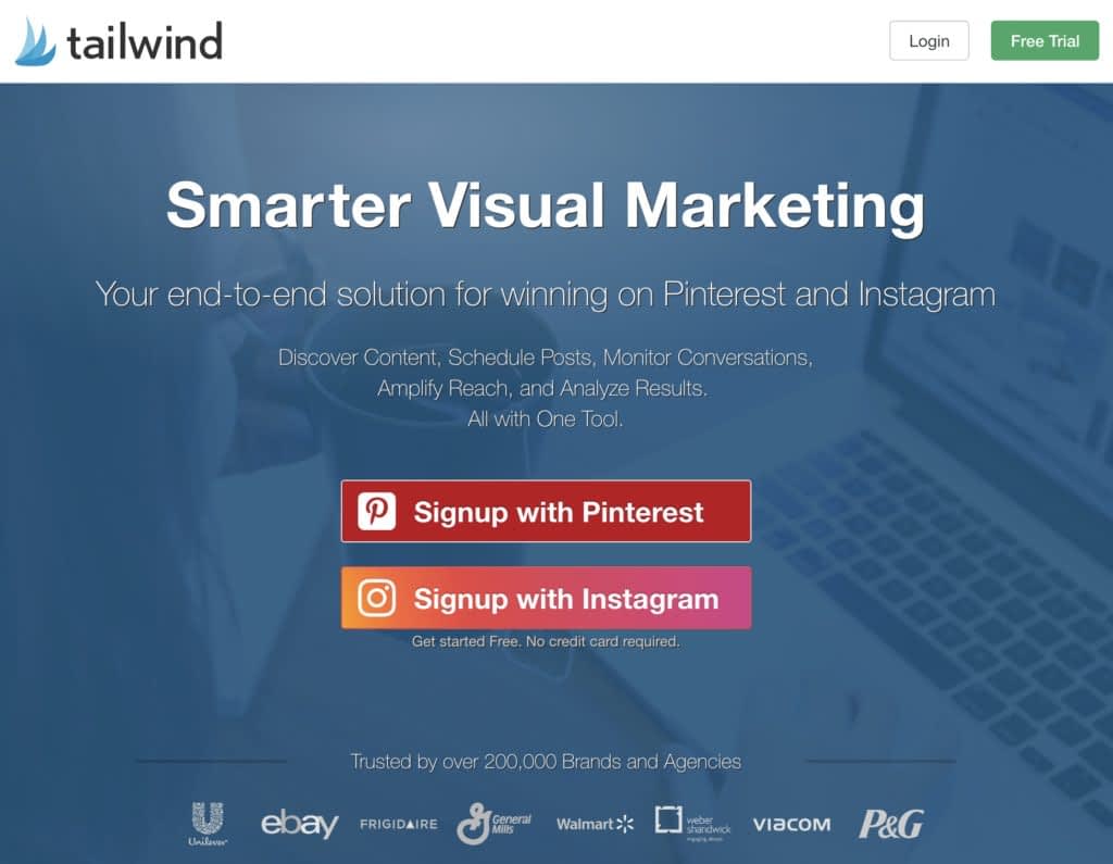 Sign up for a Tailwind Account