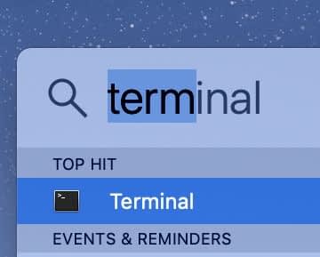command space on new mac book